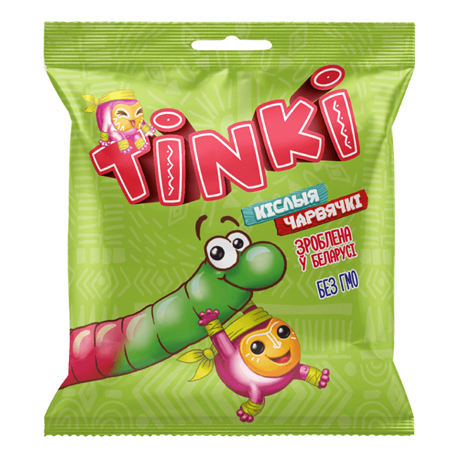 Мармелад ТМ TINKI «Кіслыя чарвячкі»