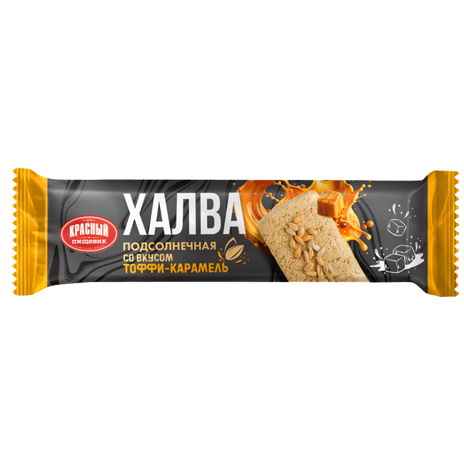 Халва подсолнечная со вкусом «Тоффи-карамель»